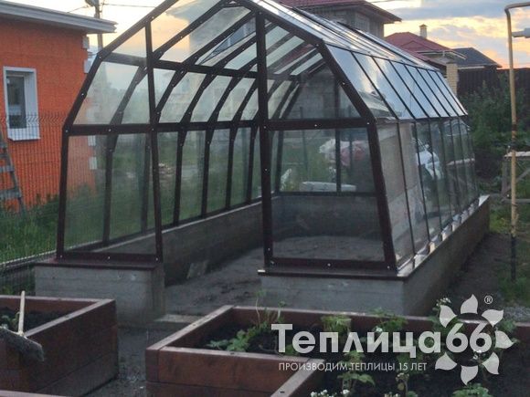 Теплица Рада Нева под стекло, ширина 2.65 метра (Калькулятор теплицы)